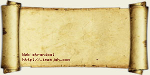 Jasna Perčević vizit kartica